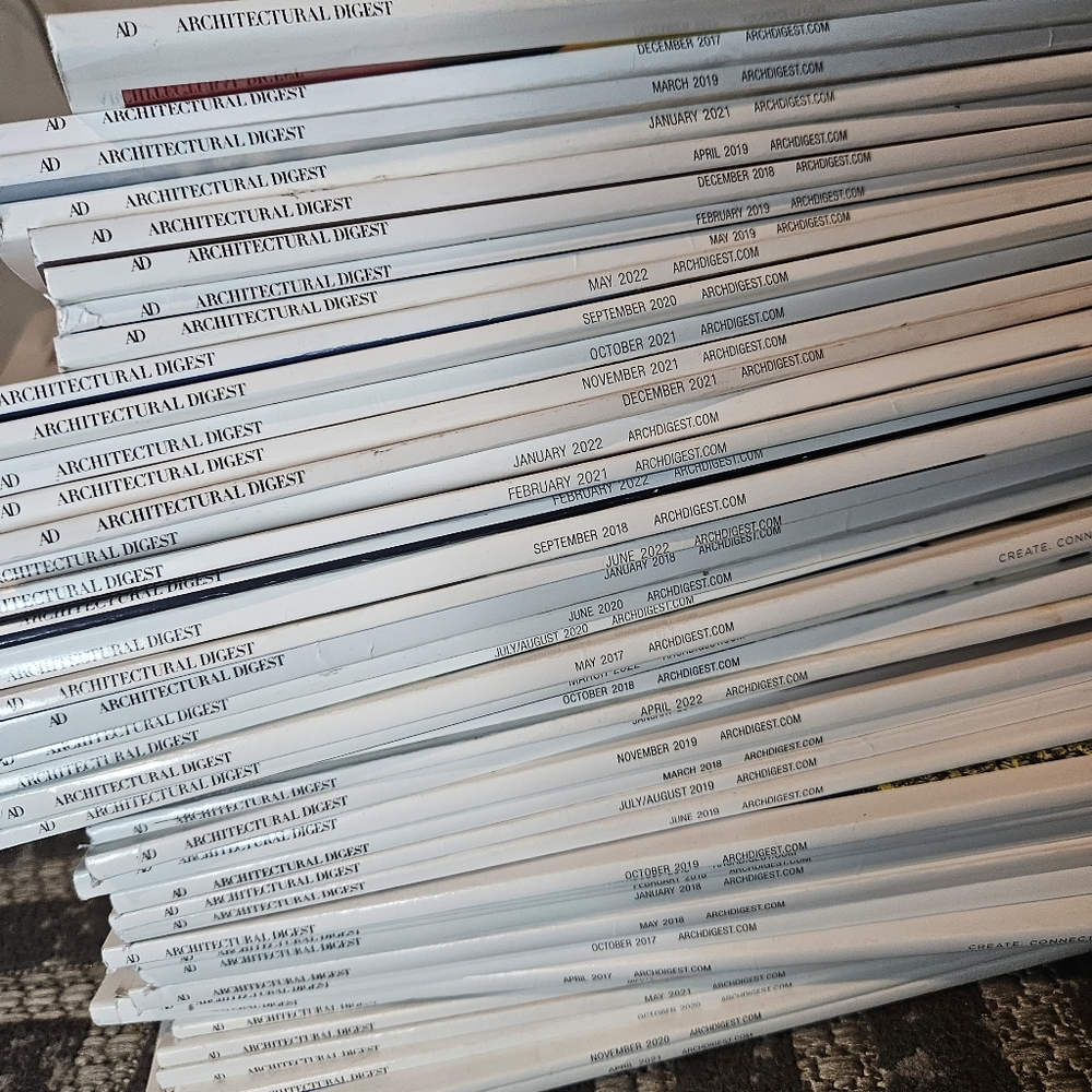 AD ARCHITECTURAL DIGEST Magazine Bundle Lot Variety Issues No Duplicates - Picture 7 of 16